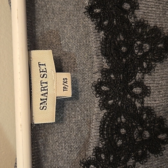 Smart Set Grey Sweater - Picture 2 of 2